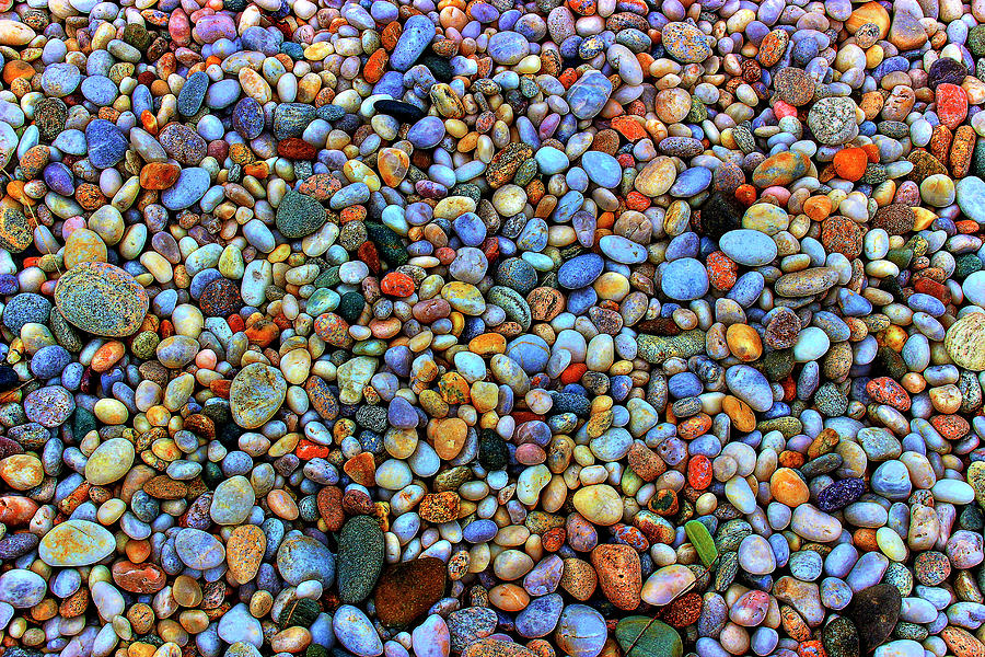 Beautiful Stone Beach Photograph by Stanley Edwards - Fine Art America