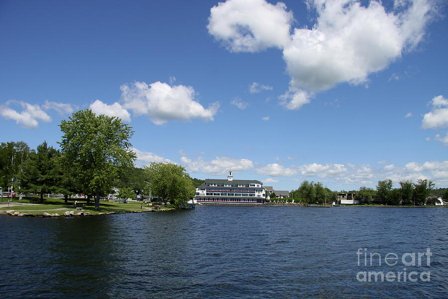 Summer Photograph - Beautiful Summerday At Lake Winnipesaukee by Christiane Schulze Art And Photography