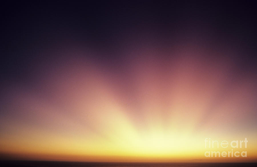 Beautiful Sun Rays Photograph by Larry Dale Gordon - Printscapes