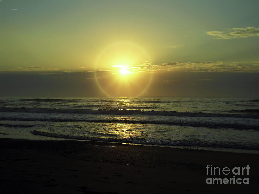 Beautiful Sunrise Over The Atlantic Photograph by D Hackett