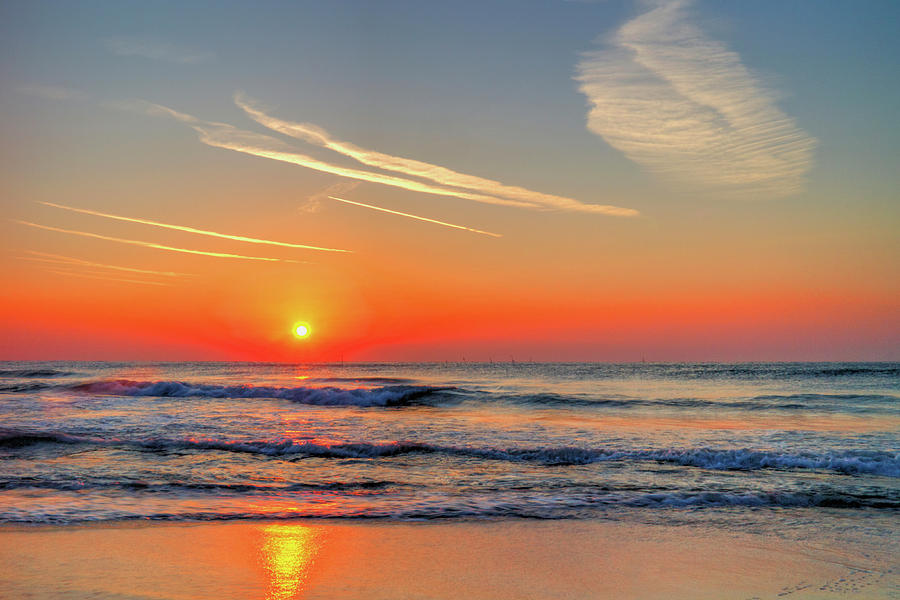 Beautiful Sunrise Over The Sea Photograph By Mihail Sidov