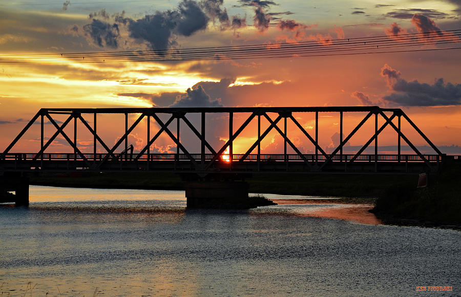 Beautiful Sunset Bridge  Photograph by Ken Figurski