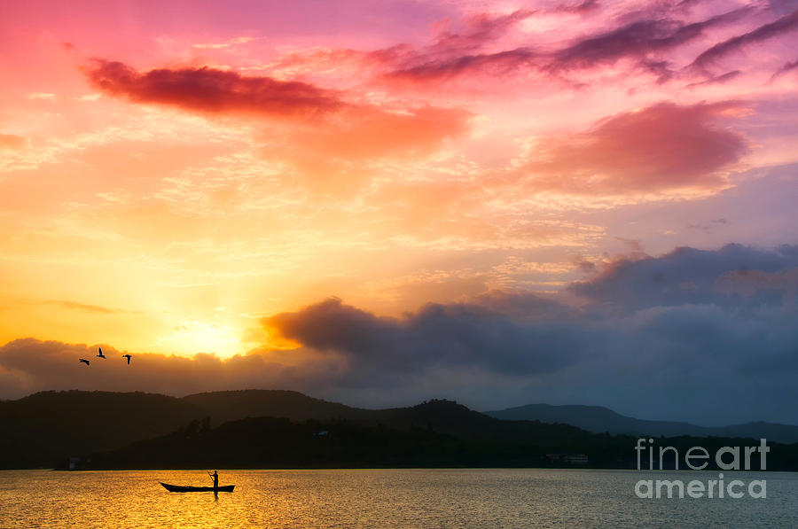 Sunset Photograph - Beautiful Sunset by Charuhas Images
