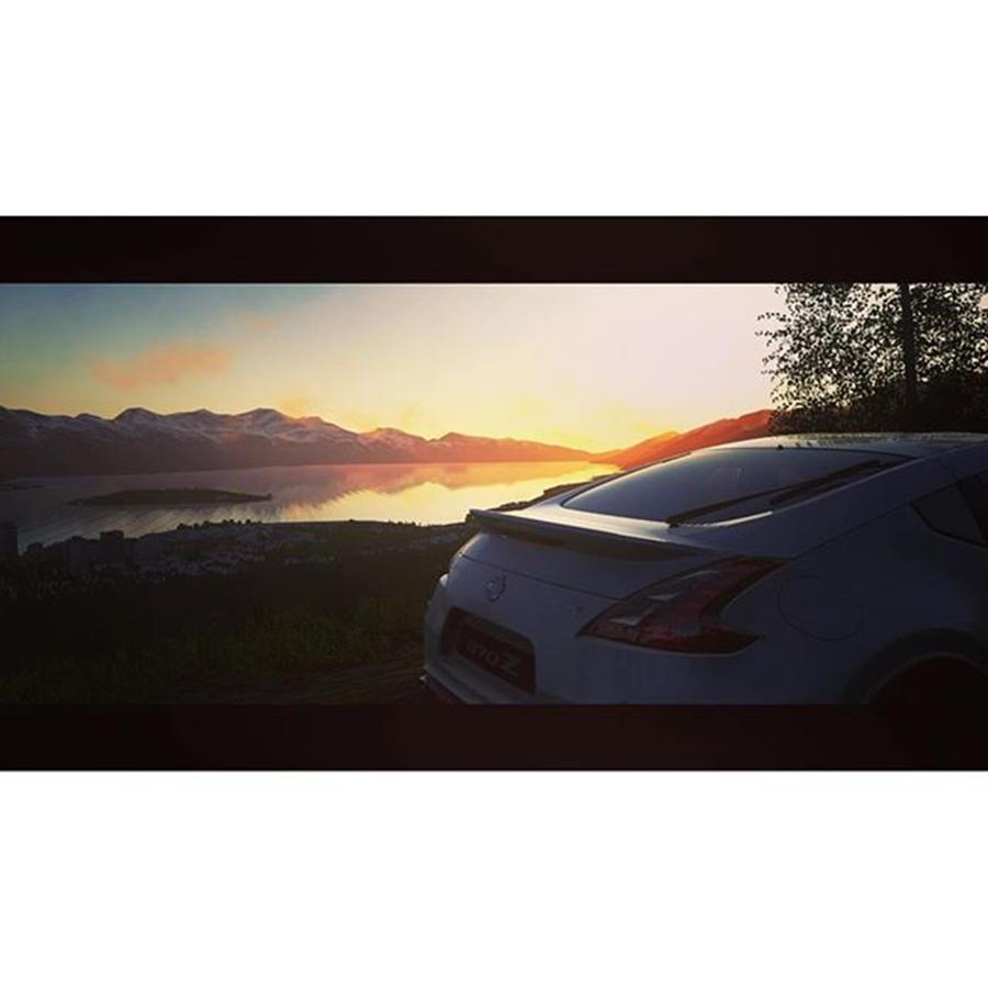 Sunset Photograph - #beautiful #sunset With The #nissan by Hannes Lachner