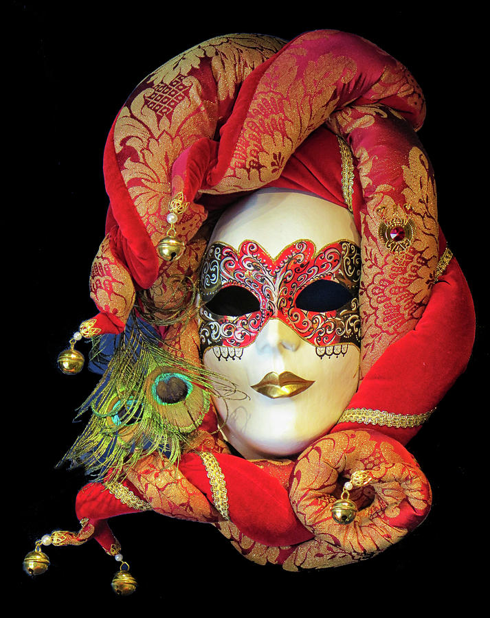 Beautiful Venetian Mask Photograph by Dave Mills