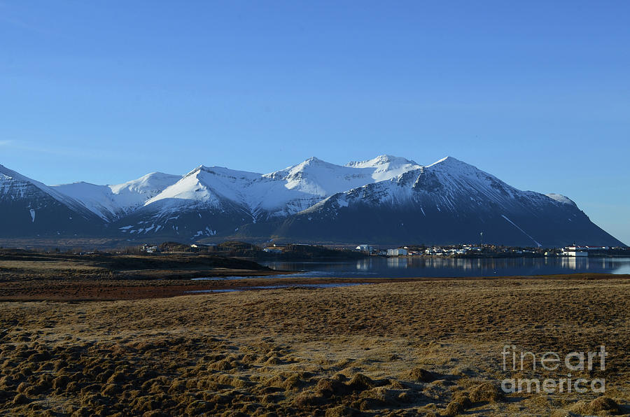 Beautiful View of an Icelandic Fishing Village Photograph by DejaVu Designs