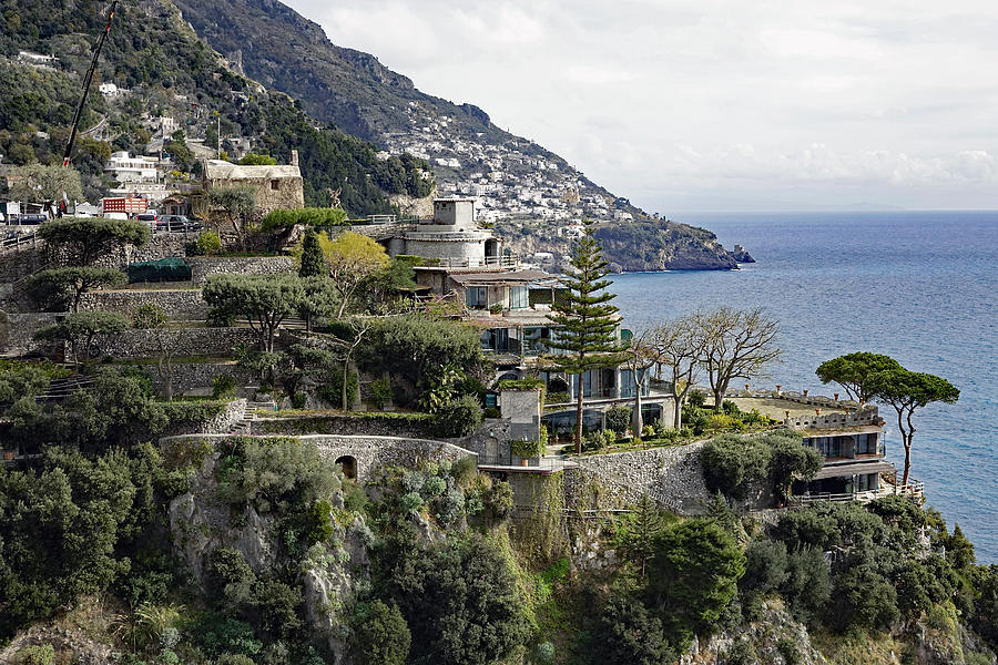 Beautiful Villa On The Amalfi Coast In Italy Photograph by Rick Rosenshein