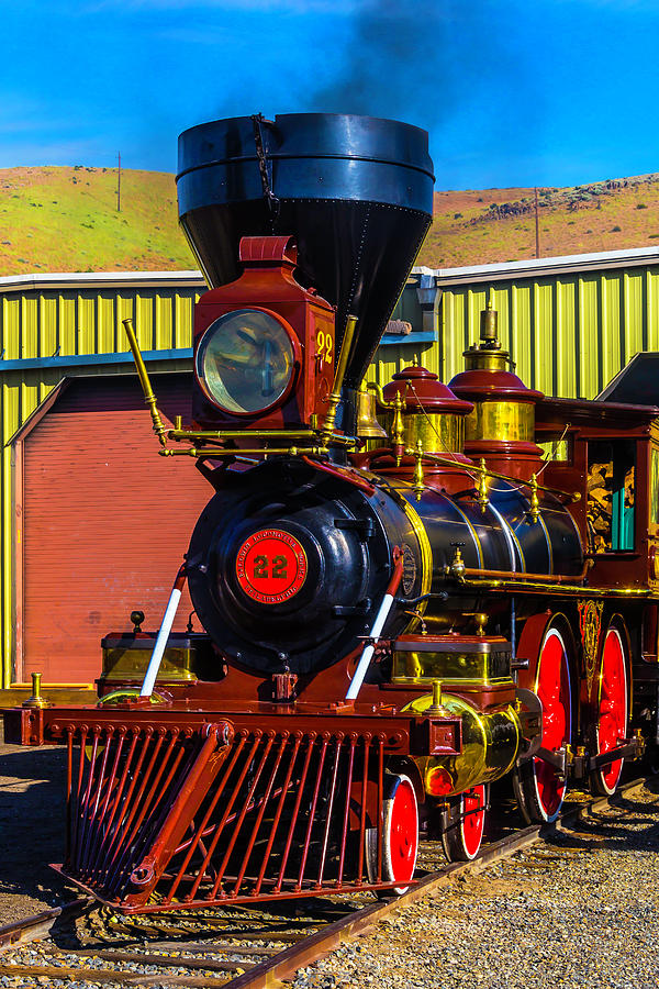 Beautiful Virgina And truckee Steam Train Photograph by Garry Gay