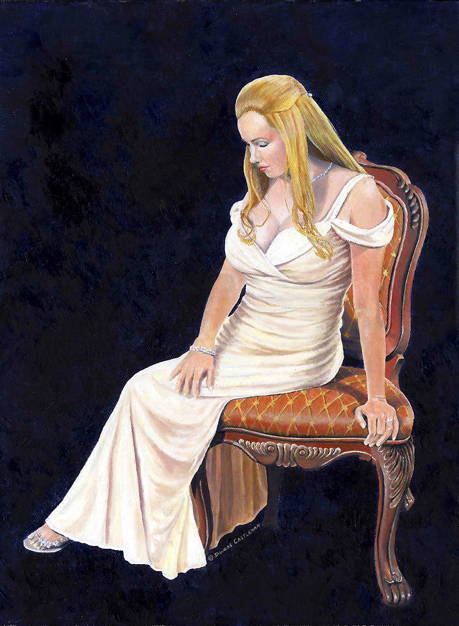 Beautiful Woman Painting by Douglas Castleman