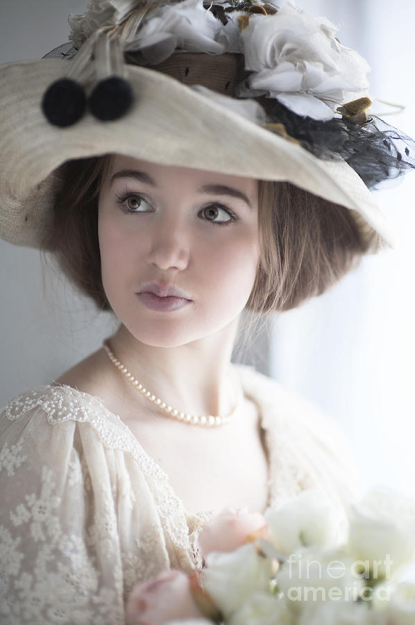 Beautiful Young Edwardian Woman Photograph by Lee Avison