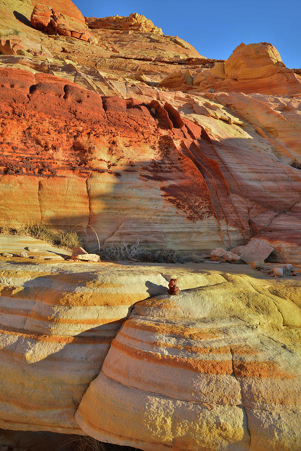 Beautifully Colored Sandstone of Valley of Fires Wash 3 Photograph by Ray Mathis