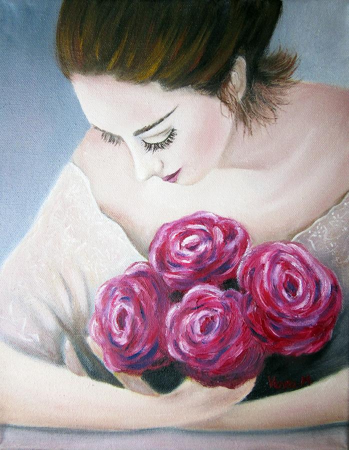 Beauty 1 Painting by Vesna Martinjak