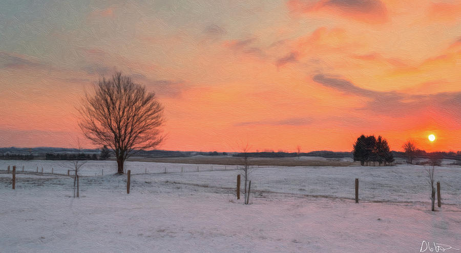 Sunset Photograph - Beauty Across the Field by Garvin Hunter