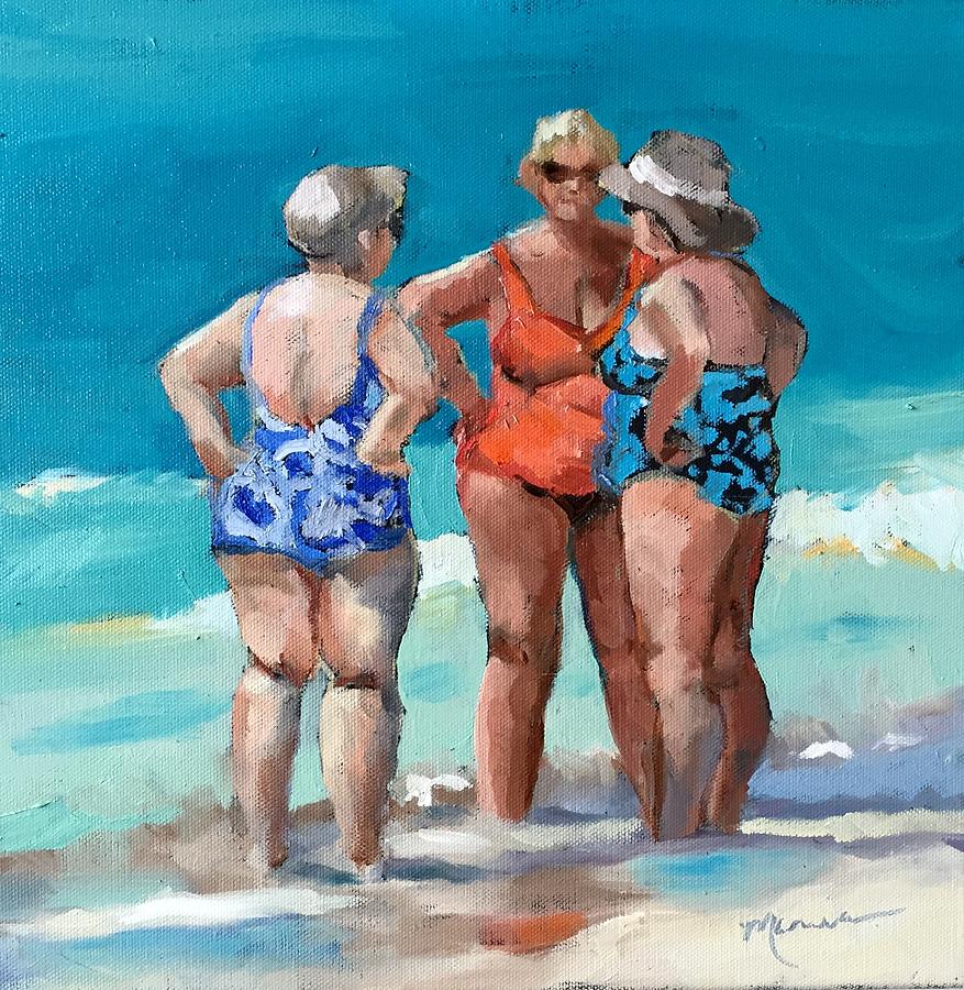 Beauty and the Beach Painting by Marcia Hodges