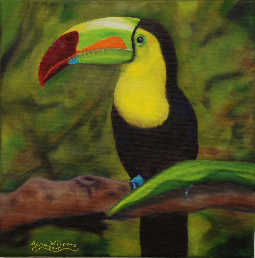 Belize Painting - Beauty in Belize by Jana Withers Belize Painting - Beauty in Belize by Jana Withers