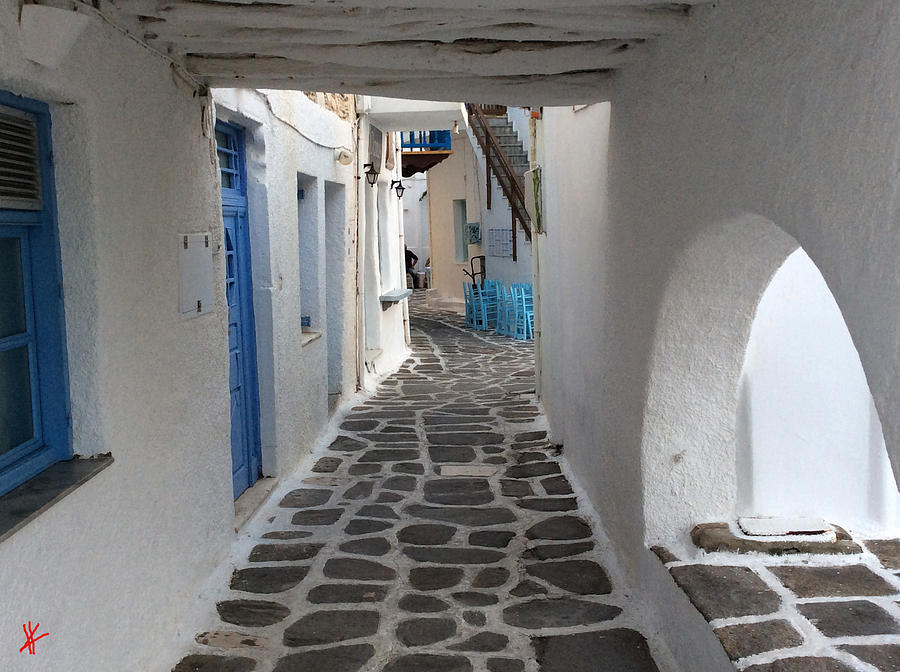 Beauty in Naoussa village Paros  Photograph by Colette V Hera Guggenheim