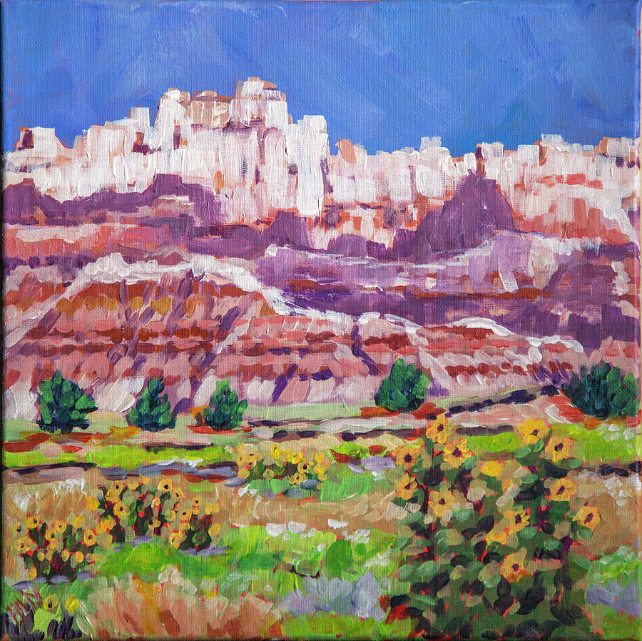 Beauty in the Badlands Painting by Heather Nagy - Fine Art America