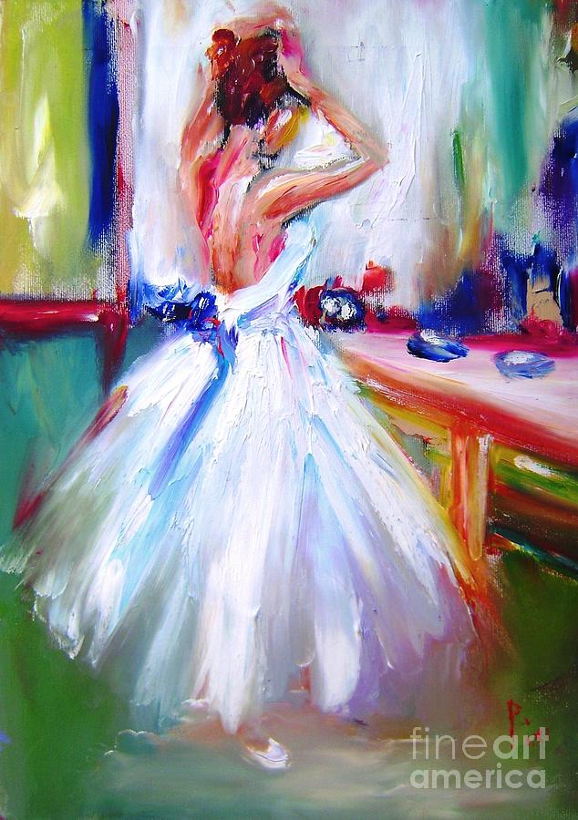 paintings of ballerina Beauty is bendable not breakable  Painting by Mary Cahalan Lee - aka PIXI