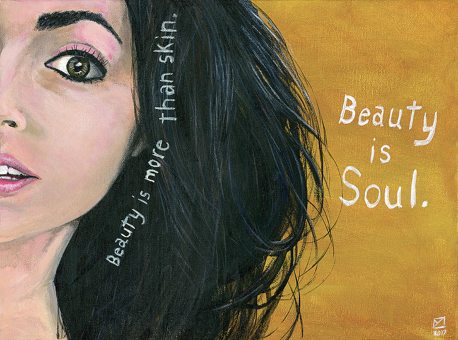 Beauty is Soul Painting by Matthew Mezo