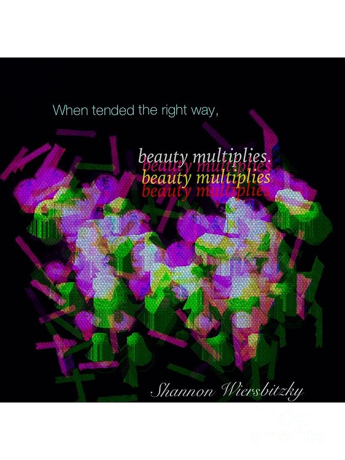 Beauty Multiplies Digital Art by Cooky Goldblatt