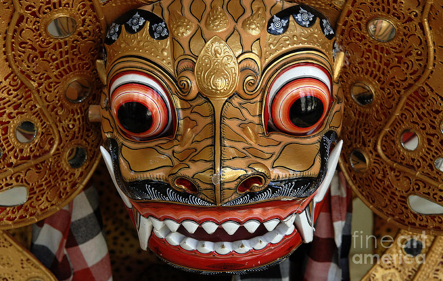 Beauty Of Masks Bali Indonesia 1 Photograph by Bob Christopher