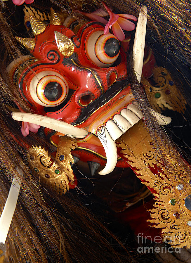 Beauty Of Masks Bali Indonesia 2 Photograph by Bob Christopher