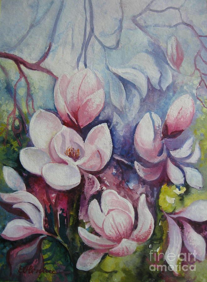 Beauty of spring Painting by Elena Oleniuc