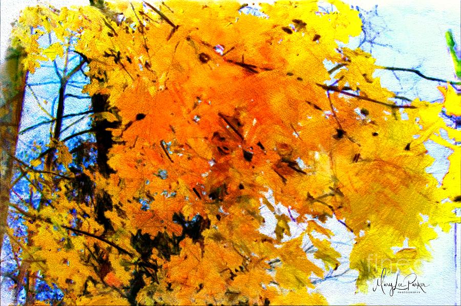 Beauty Of The Leaves Painting by MaryLee Parker
