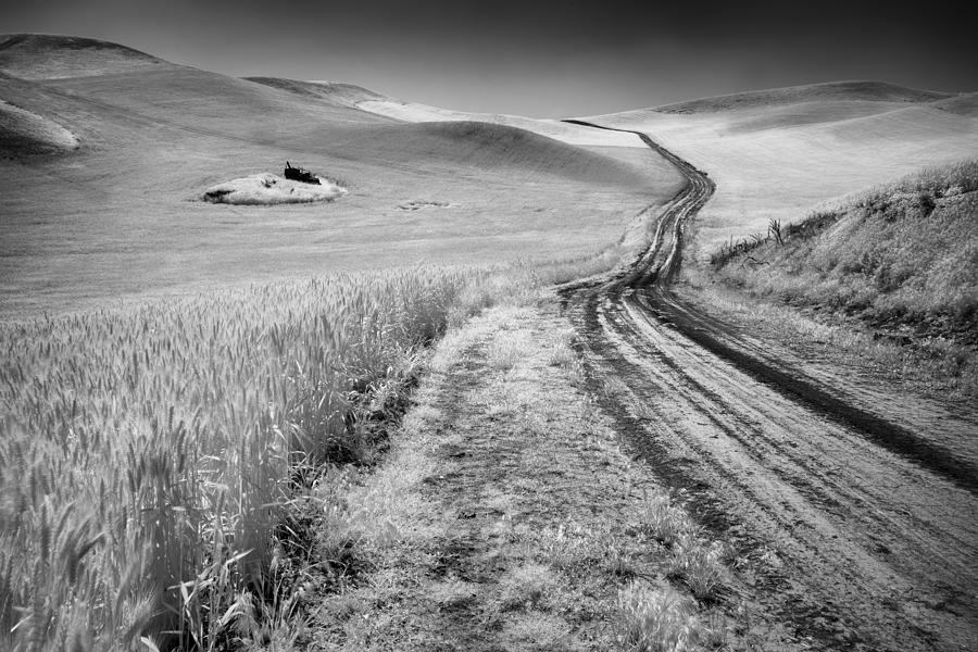 Black And White Photograph - Beauty of the Open Road by Jon Glaser