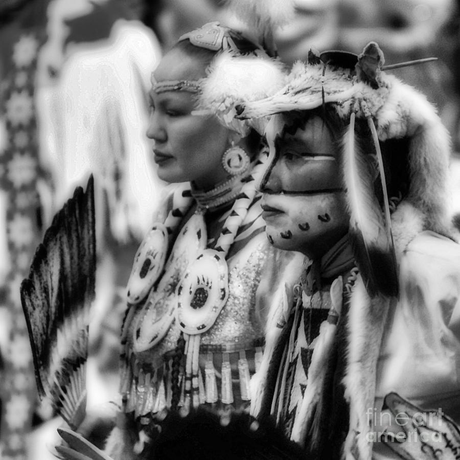 Music Photograph - Pow Wow Beauty Of The Past by Bob Christopher