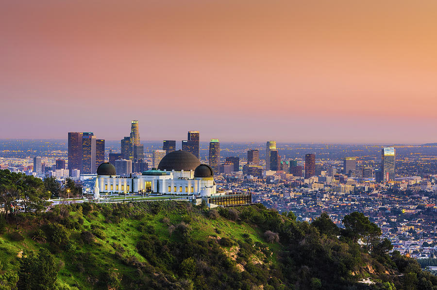 Los Angeles Photograph - Beauty on the hill by Scott Campbell