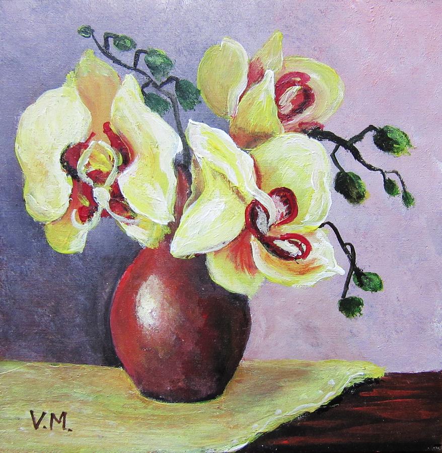  Beauty Orchid  Painting by Vesna Martinjak