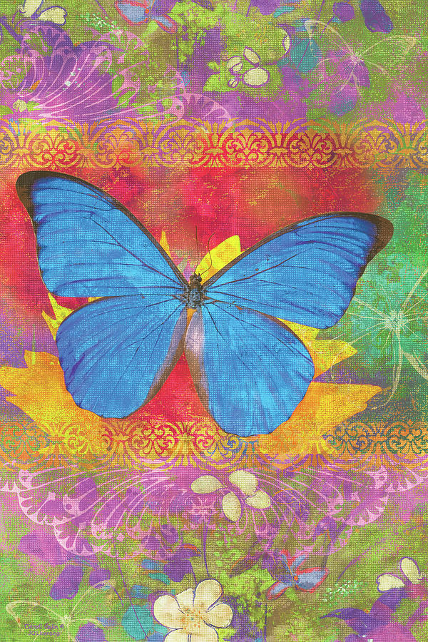 Beauty Queen Butterfly Painting by JQ Licensing