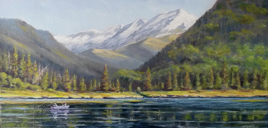 Beaver Lake Painting by Mason Torry - Fine Art America