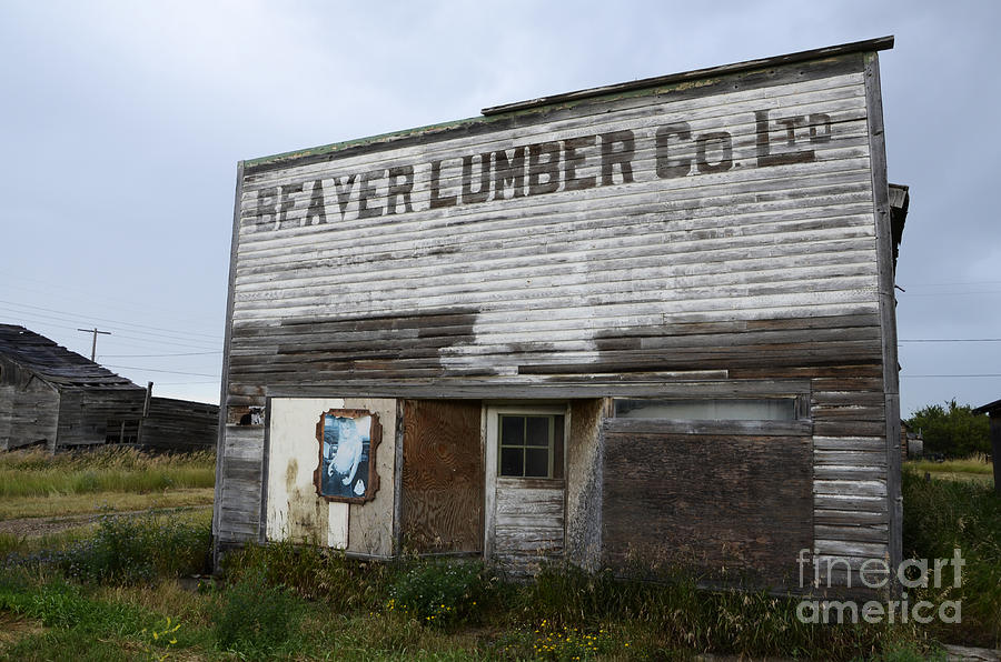 Beaver Lumber Company Ltd Robsart Photograph by Bob Christopher