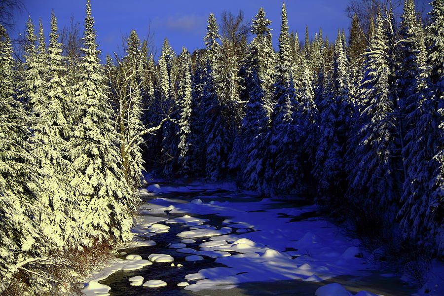 Winter Photograph - Beaver River by Joi Electa