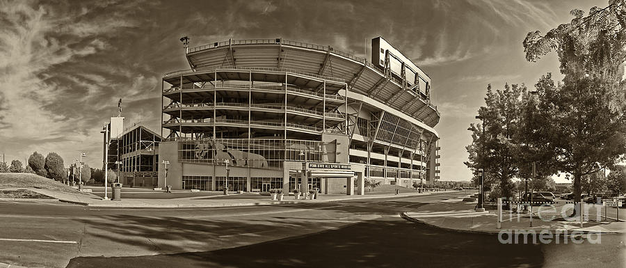 Football Photograph - Beaver Stadium by Jack Paolini