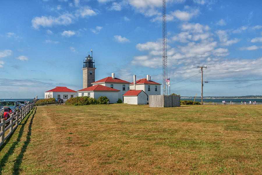 Beavertail Lighthouse Jamestown Rhode Island Photograph by Brian MacLean