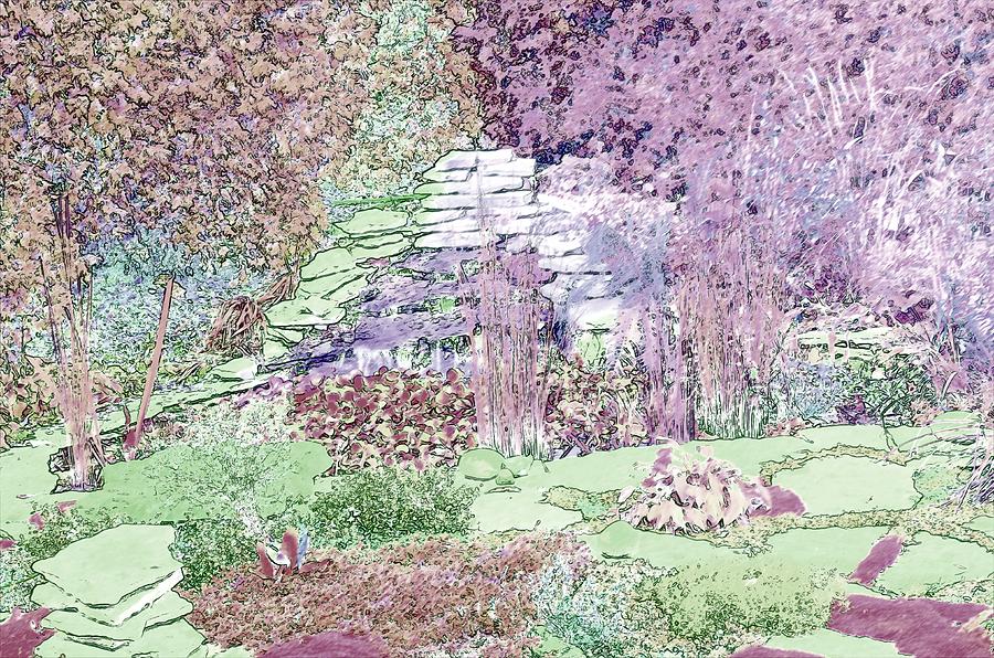 Beckies Magic Garden Digital Art by Cheryl Charette