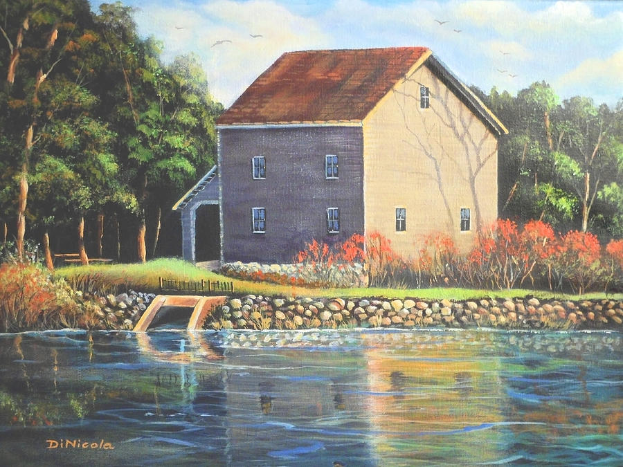 Beckman Mill Painting by Anthony DiNicola