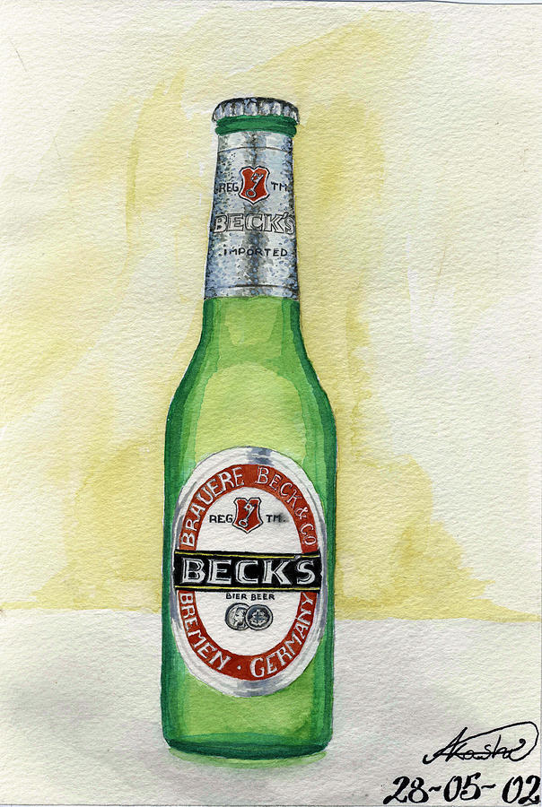 Becks Painting by Alban Dizdari