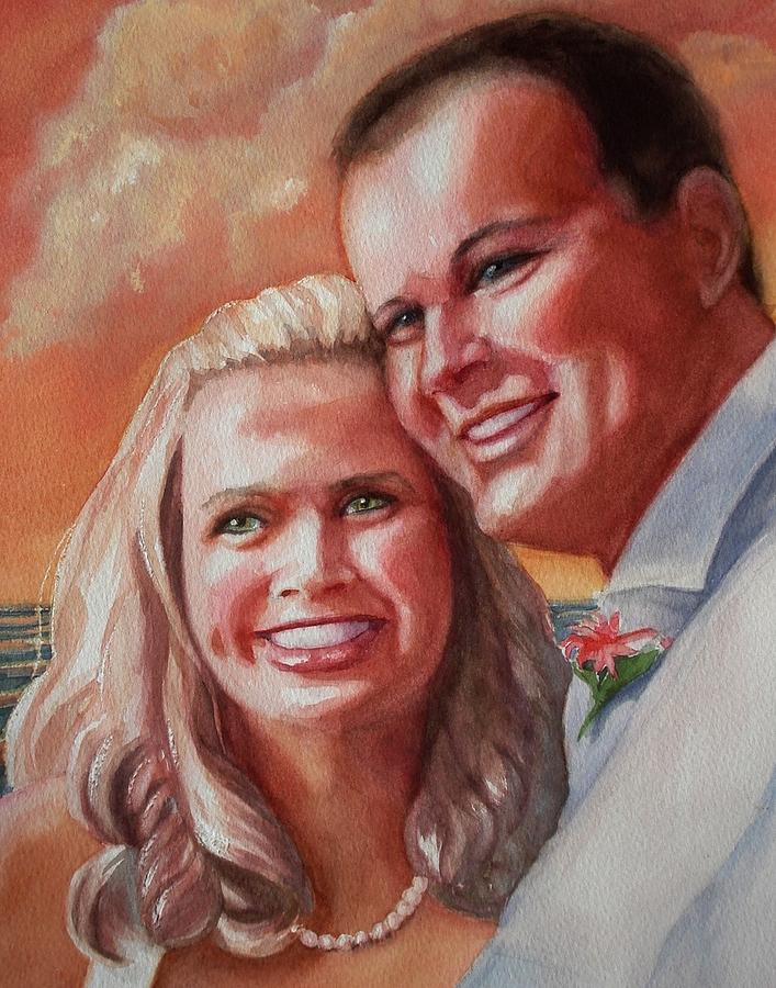 Becky and Chris Painting by Marilyn Jacobson