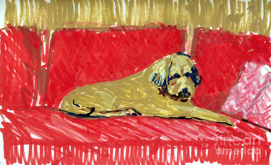 Dog Painting - Beckys Dog by Candace Lovely