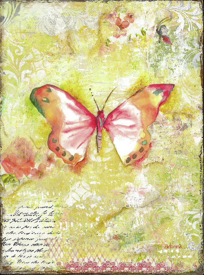 Butterfly Mixed Media - Become by Adonna Ebrahimi