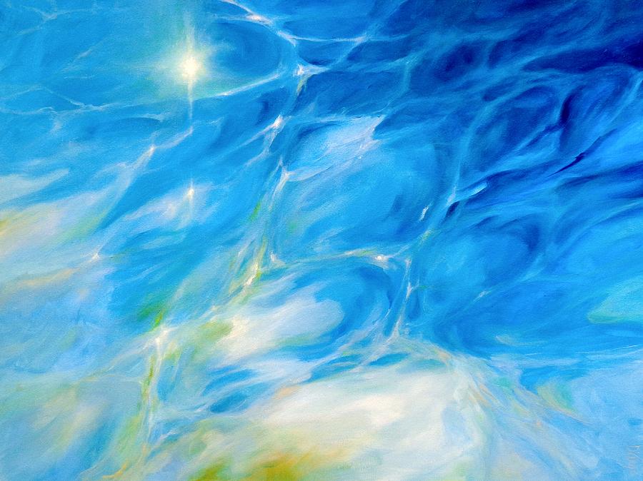 Becoming Crystal Clear Painting by Dina Dargo