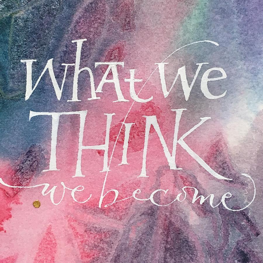 Inspirational Saying BECOME by Sally Wightkin Inspirational Saying BECOME by Sally Wightkin