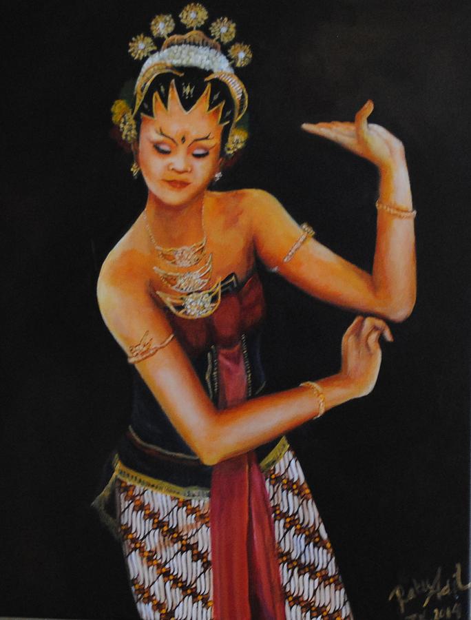 Bedaya Dancer Painting by Ratu Adil | Pixels