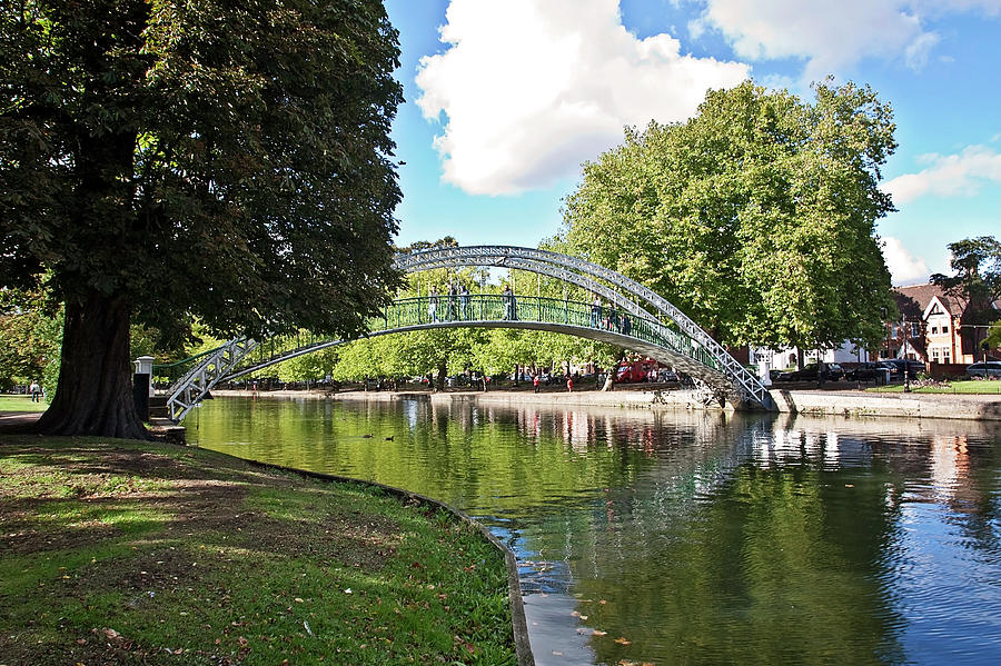 Bedford Suspension Bridge Photograph by Graham Custance - Fine Art America