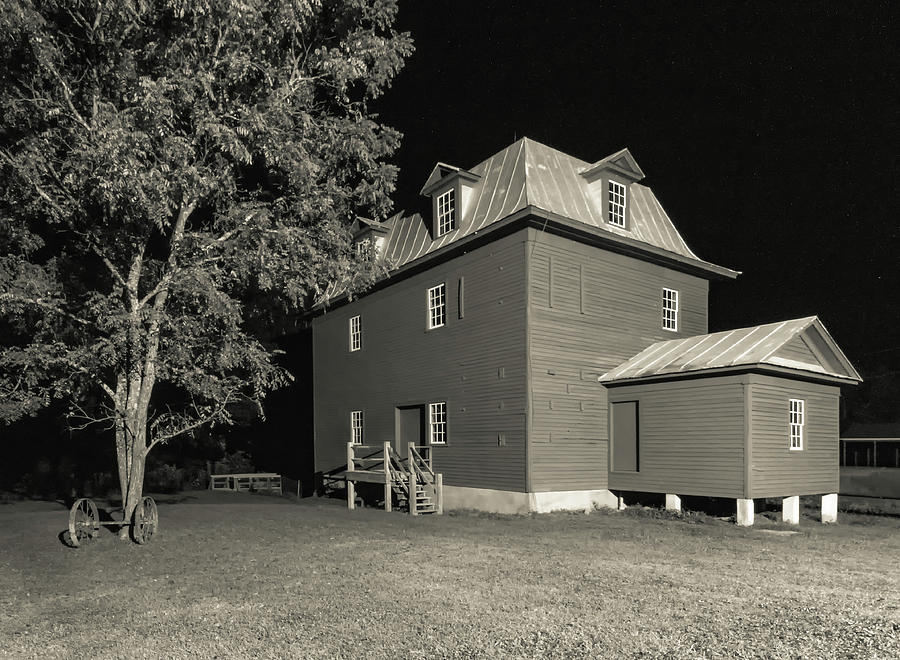 Bedford Virginia Sepia Big Otter Mill Photograph by Norma Brandsberg
