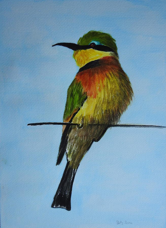 Bee Eater Painting by Betty-Anne McDonald
